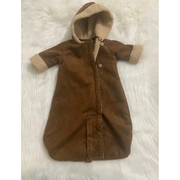 Baby Gap Bunting Snowsuit Sherpa Coat